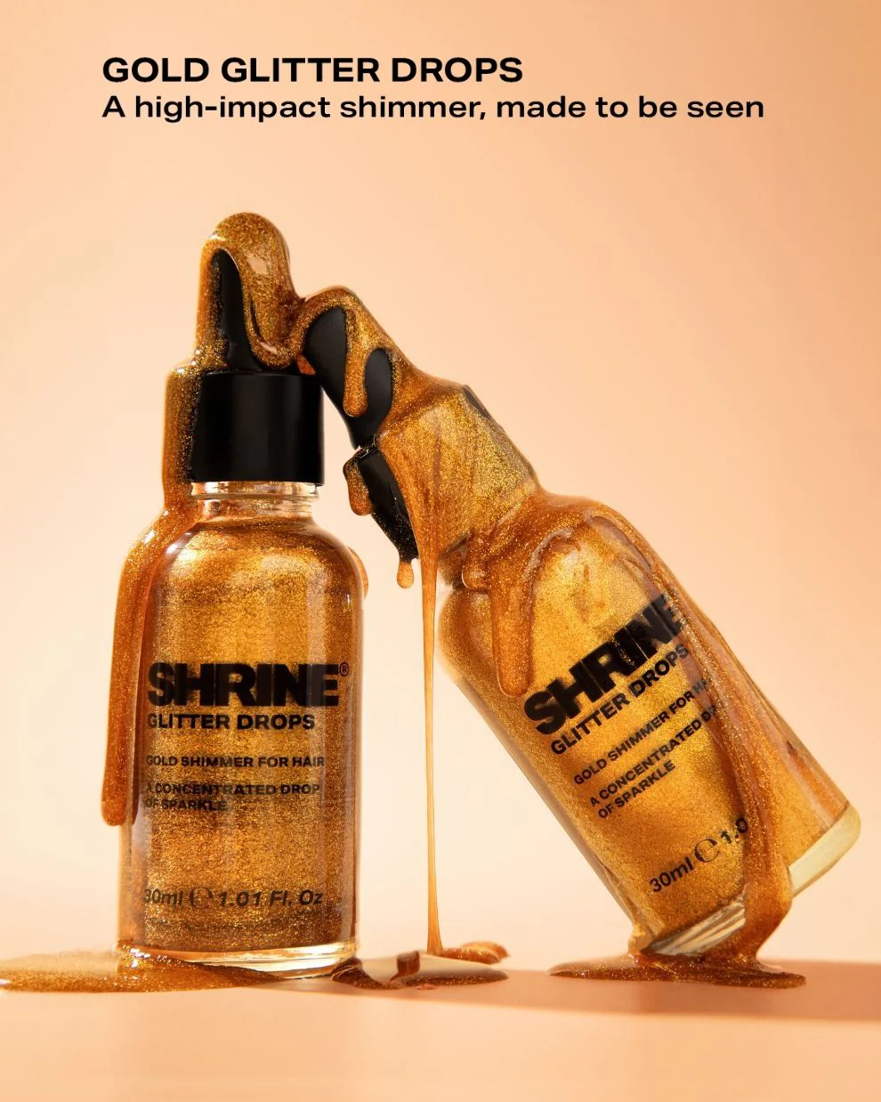 Gold Glitter Drops - Image 3