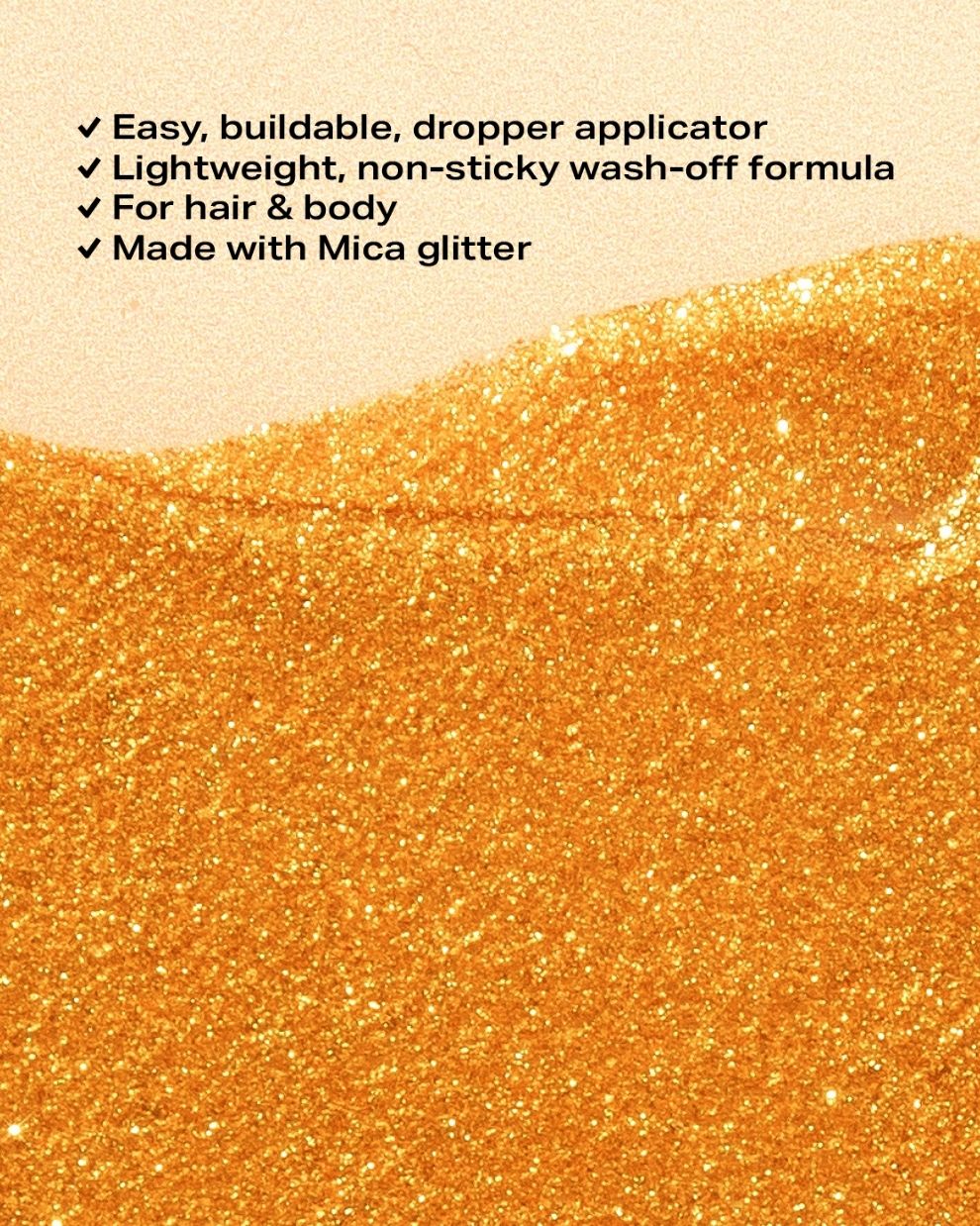 Gold Glitter Drops - Image 6