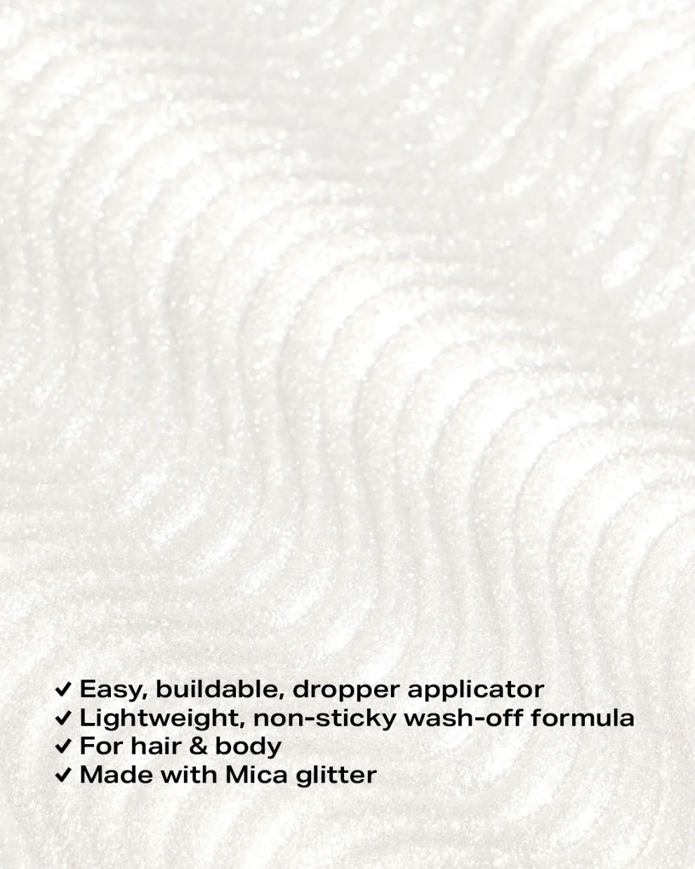 Silver Glitter Drops - Image 5